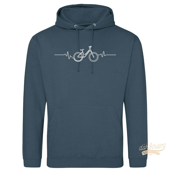 Herzschlag Fahrrad / Rad Liebe / Herren Premium Hoodie