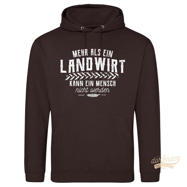 Landwirtschaft Hoodie Geschenk Spruch grün. Dorfkram® 