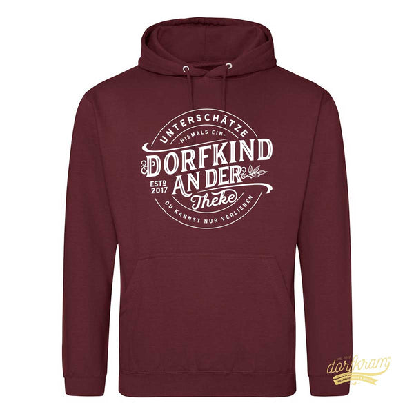 Unterschätze niemals ein Dorfkind an der Theke / Herren Premium Hoodie