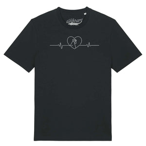 Herzschlag Huhn Hahn / Hühnerliebe / Herren Organic Shirt