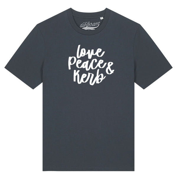 Love Peace und Kerb / Herren Organic Shirt