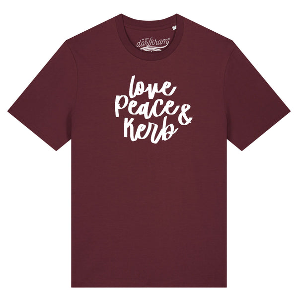 Love Peace und Kerb / Herren Organic Shirt