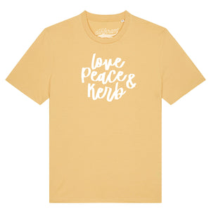 Love Peace und Kerb / Herren Organic Shirt