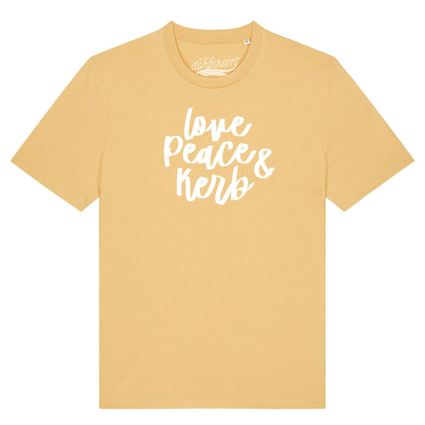 Love Peace und Kerb / Herren Organic Shirt