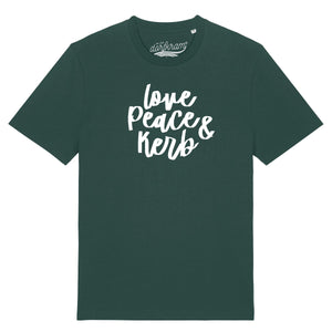 Love Peace und Kerb / Herren Organic Shirt