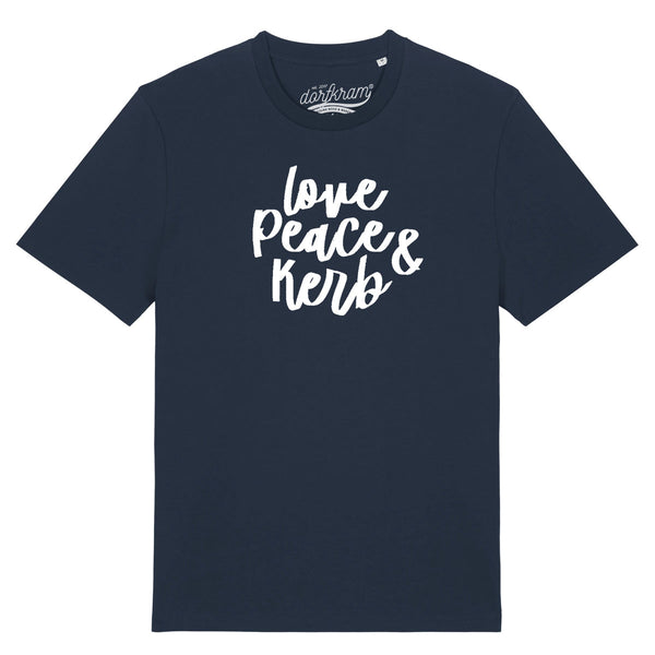 Love Peace und Kerb / Herren Organic Shirt