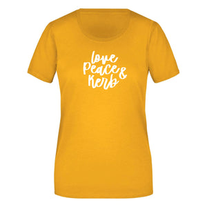 Love Peace und Kerb / Damen Premium Shirt