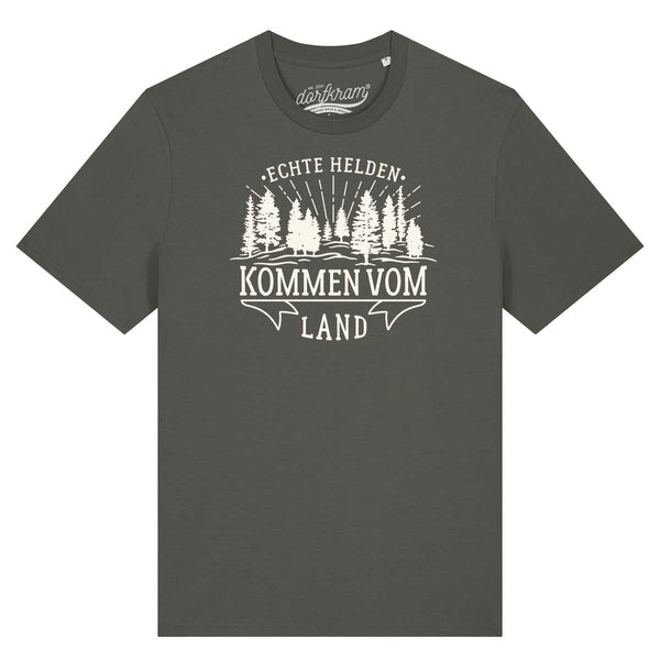 Echte Helden kommen vom Land / Herren Organic Shirt