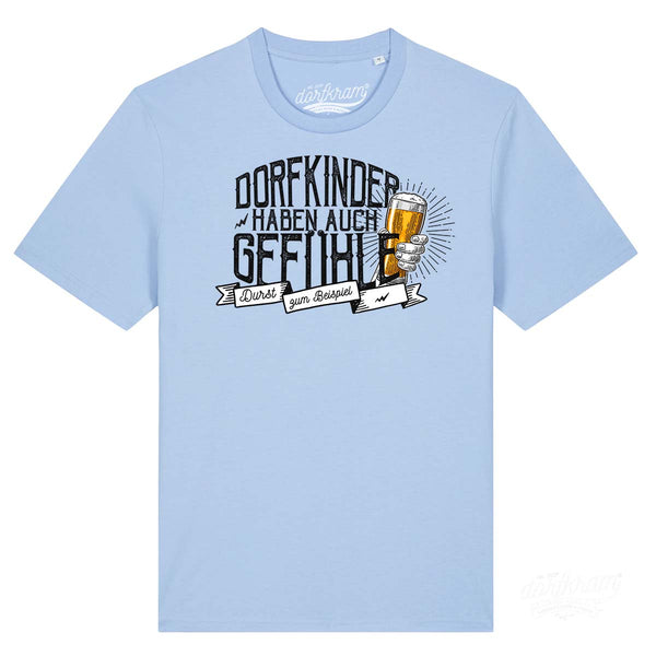 Dorfkinder haben auch Gefühle - Durst zum Beispiel / Herren Organic Shirt