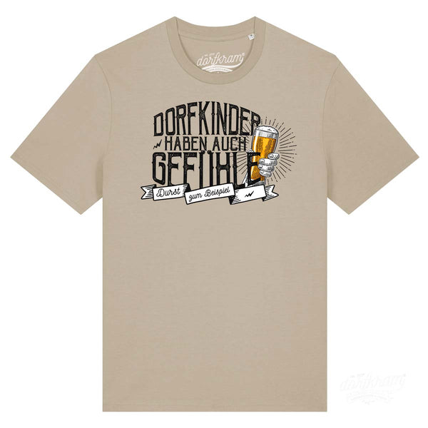 Dorfkinder haben auch Gefühle - Durst zum Beispiel / Herren Organic Shirt