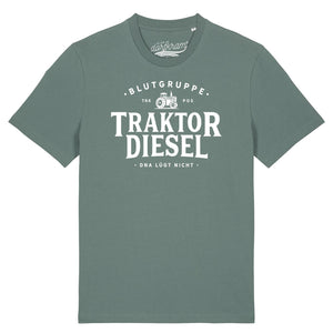 Traktor Shirt Herren Spruch Blutgruppe Traktor Diesel DNA Landwirtschaft von Dorfkram®