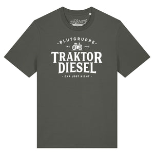 Traktor Shirt Herren Spruch Blutgruppe Traktor Diesel DNA Landwirtschaft von Dorfkram®