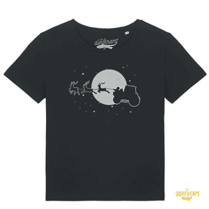 Weihnachtsmann auf Traktor / Damen Organic Shirt
