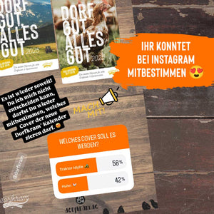 Dorfkram® Abstimmung Kalender 2025
