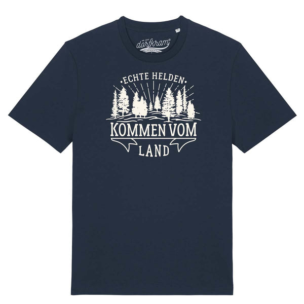 Echte Helden kommen vom Land / Herren Organic Shirt