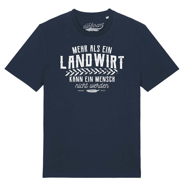 Mehr als ein Landwirt kann ein Mensch nicht werden / Herren Organic Shirt