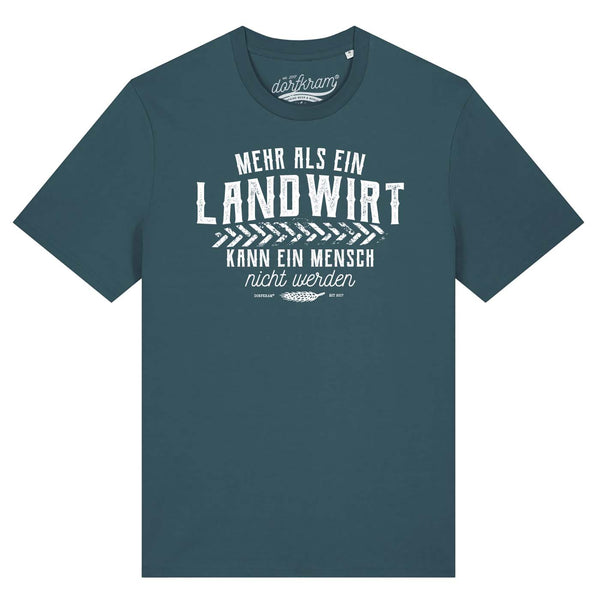 Mehr als ein Landwirt kann ein Mensch nicht werden / Herren Organic Shirt