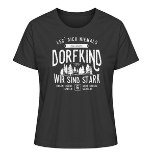 Leg dich nicht mit einem Dorfkind an. Spruch Shirt. Dorfkram® 