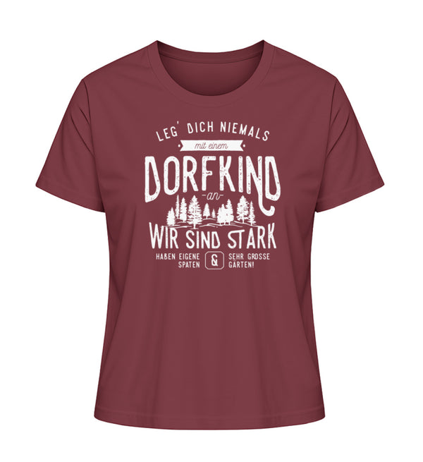 Leg dich nicht mit einem Dorfkind an. Spruch Shirt. Dorfkram® 