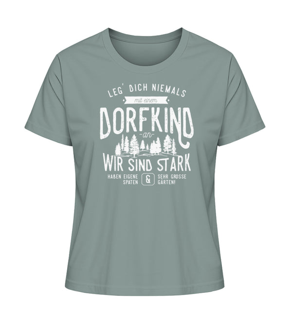 Leg dich nicht mit einem Dorfkind an. Spruch Shirt. Dorfkram® 