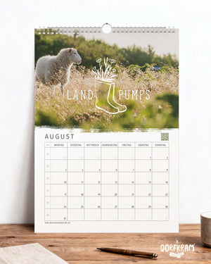 Kalender 2026 für Dorfkinder / Dorf gut alles gut / Wandkalender mit Sprüchen