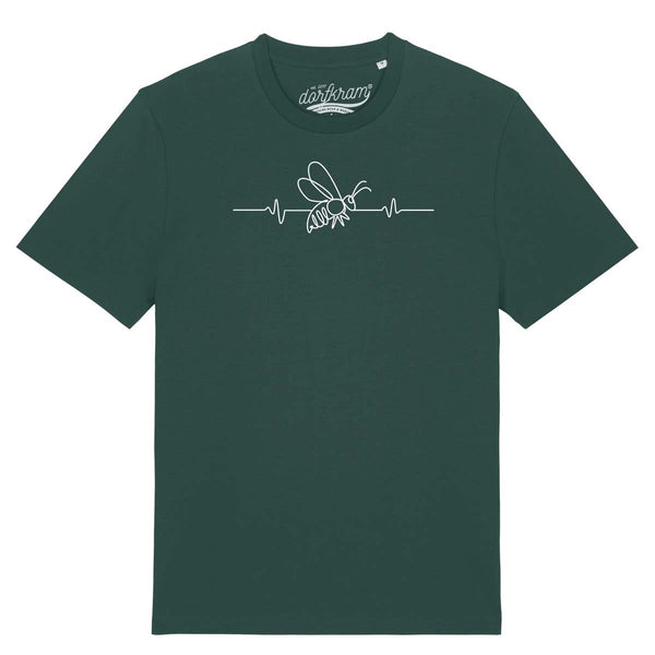 Herzschlag Biene / Honigliebe / Herren Organic Shirt