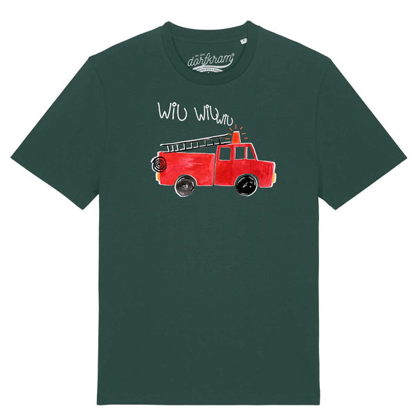 Shirt Feuerwehrauto witzig. Feuerwehrmann Feuerwehrfrau Shirt. Dorfkram® 