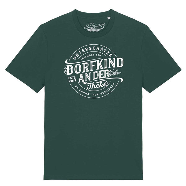 Unterschätze niemals ein Dorfkind an der Theke / Herren Organic Shirt