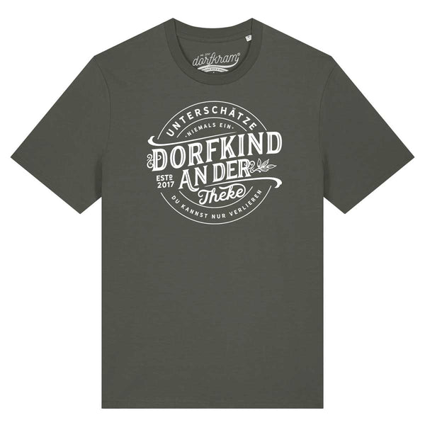 Unterschätze niemals ein Dorfkind an der Theke / Herren Organic Shirt