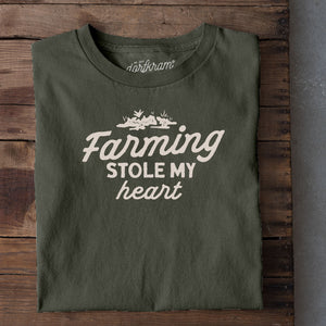 Farming stole my heart / Herren Organic Shirt