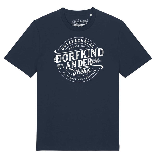 Unterschätze niemals ein Dorfkind an der Theke / Herren Organic Shirt