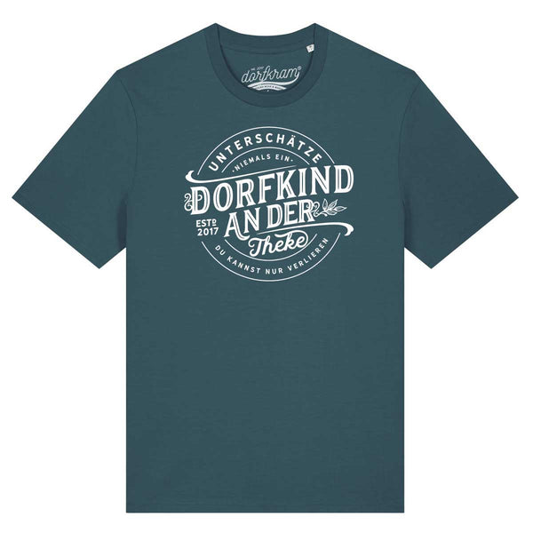 Unterschätze niemals ein Dorfkind an der Theke / Herren Organic Shirt