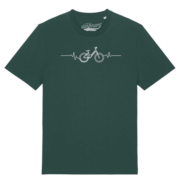 Herzschlag Fahrrad / Rad Liebe / Herren Organic Shirt