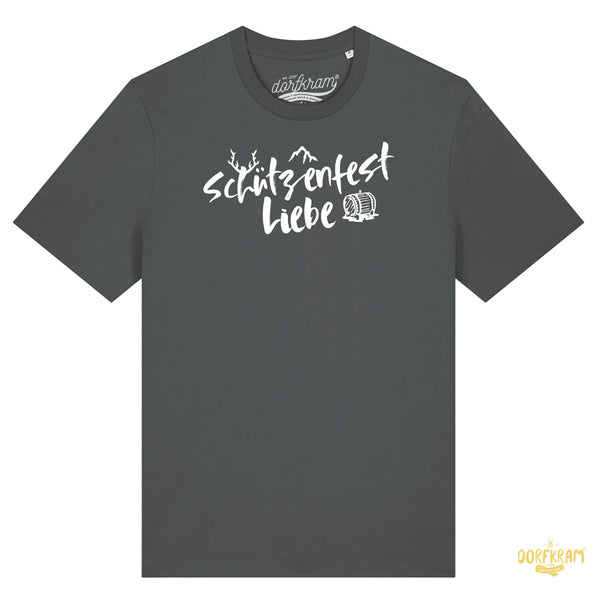 Schützenfest Liebe T-Shirt für Herren von Dorfkram®. I Love Schützenfest Shirt.