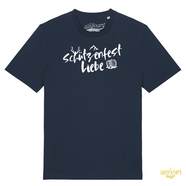 Schützenfest Liebe T-Shirt für Herren von Dorfkram®. I Love Schützenfest Shirt.