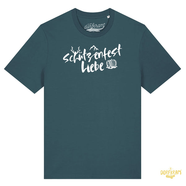 Schützenfest Liebe T-Shirt für Herren von Dorfkram®. I Love Schützenfest Shirt.