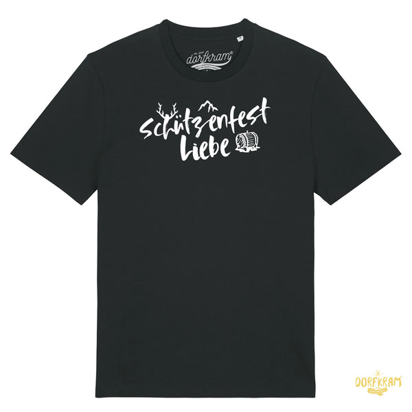 Schützenfest Liebe T-Shirt für Herren von Dorfkram®. I Love Schützenfest Shirt.