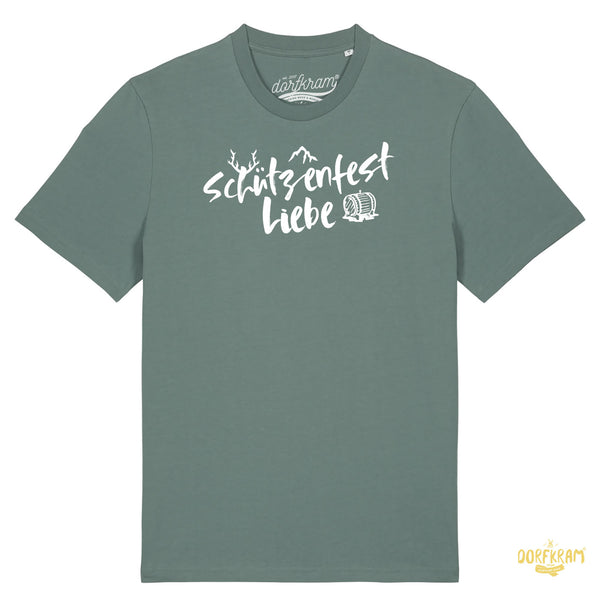 Schützenfest Liebe T-Shirt für Herren von Dorfkram®. I Love Schützenfest Shirt.