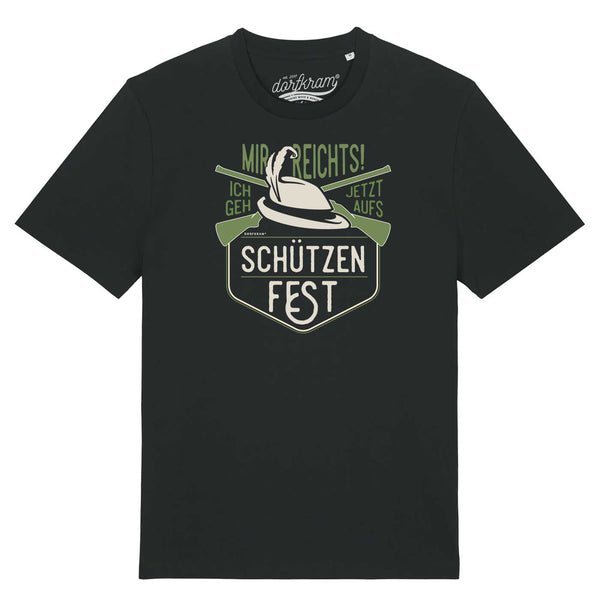 Schützenfest Shirt Dorffest Spruch Dorfkram® schwarz