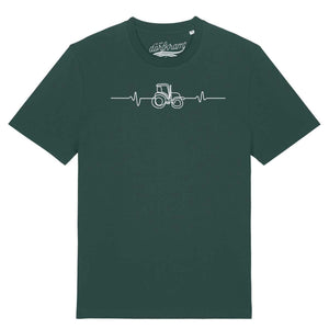 Herzschlag Traktor / Traktor Liebe / Herren Shirt EKG - Dorfkram®