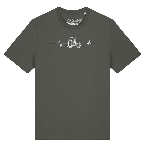 Herzschlag Traktor / Traktorliebe / Herren Organic Shirt