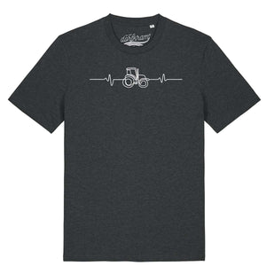 Herzschlag Traktor / Traktorliebe / Herren Organic Shirt