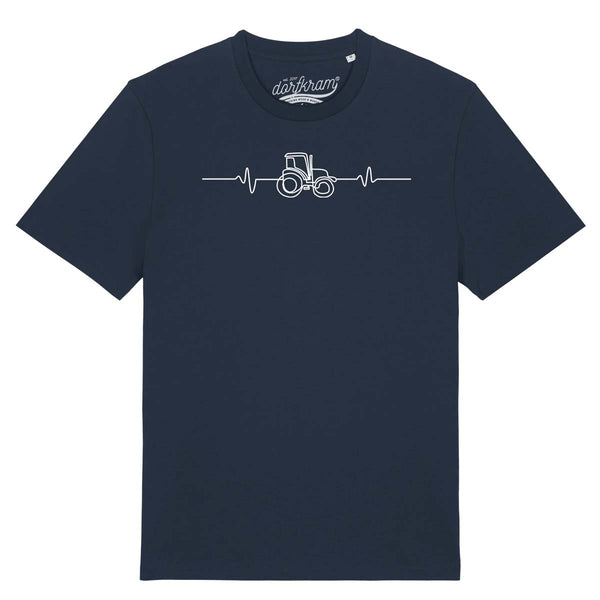 Herzschlag Traktor / Traktorliebe / Herren Organic Shirt