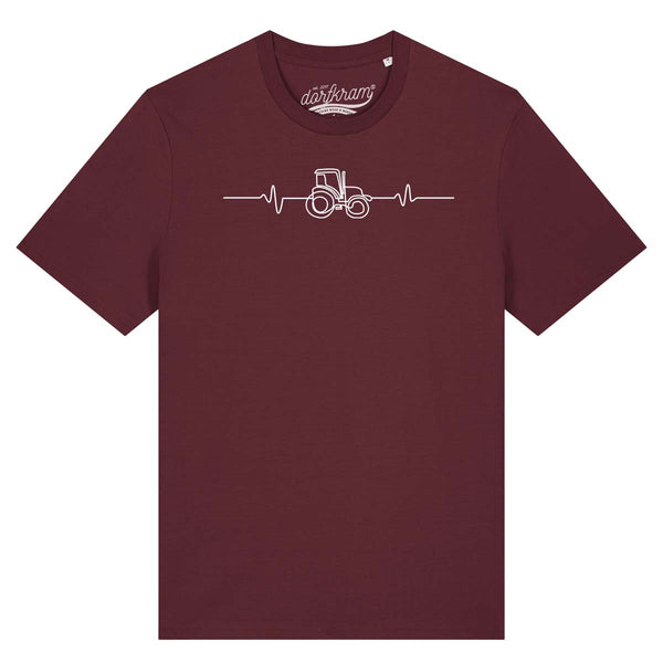 Herzschlag Traktor / Traktorliebe / Herren Organic Shirt