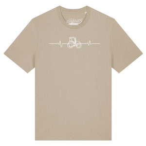Herzschlag Traktor / Traktorliebe / Herren Organic Shirt