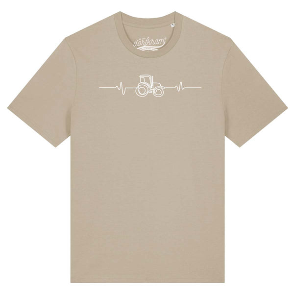 Herzschlag Traktor / Traktorliebe / Herren Organic Shirt