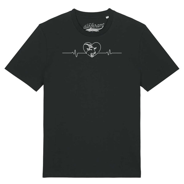 Herzschlag Ziege / Ziegenliebe / Herren Organic Shirt