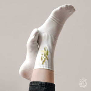 Motivsocken für Landwirtin 