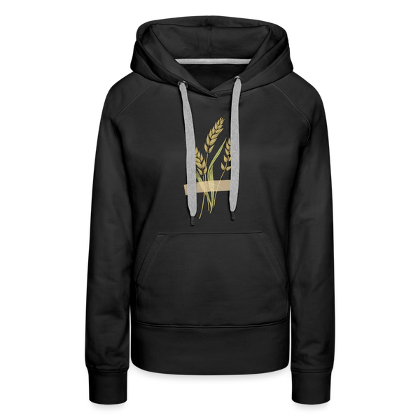 Frauen Premium Hoodie - Schwarz