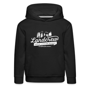 Landcrew / Kinder Premium Hoodie - Schwarz